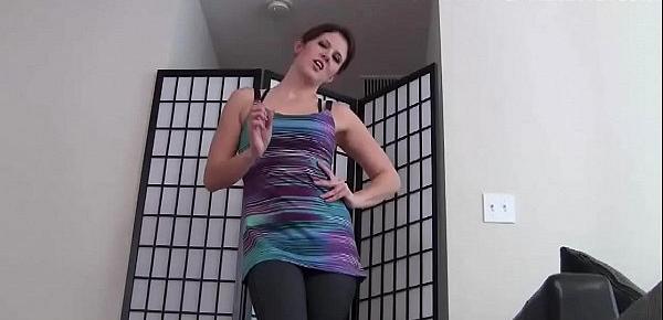  I will let you jerk off to me in my favorite yoga pants JOI